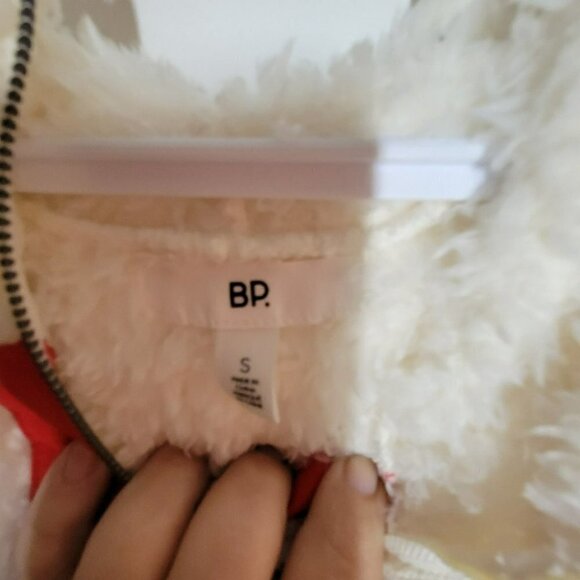 BP OverSize Teddy bear hooded crop pullover jacket - Picture 7 of 7
